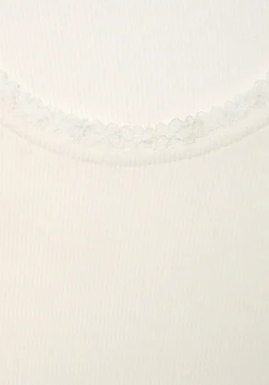 Strandmode|Shirts|LASCANA Kurzarmshirt creme