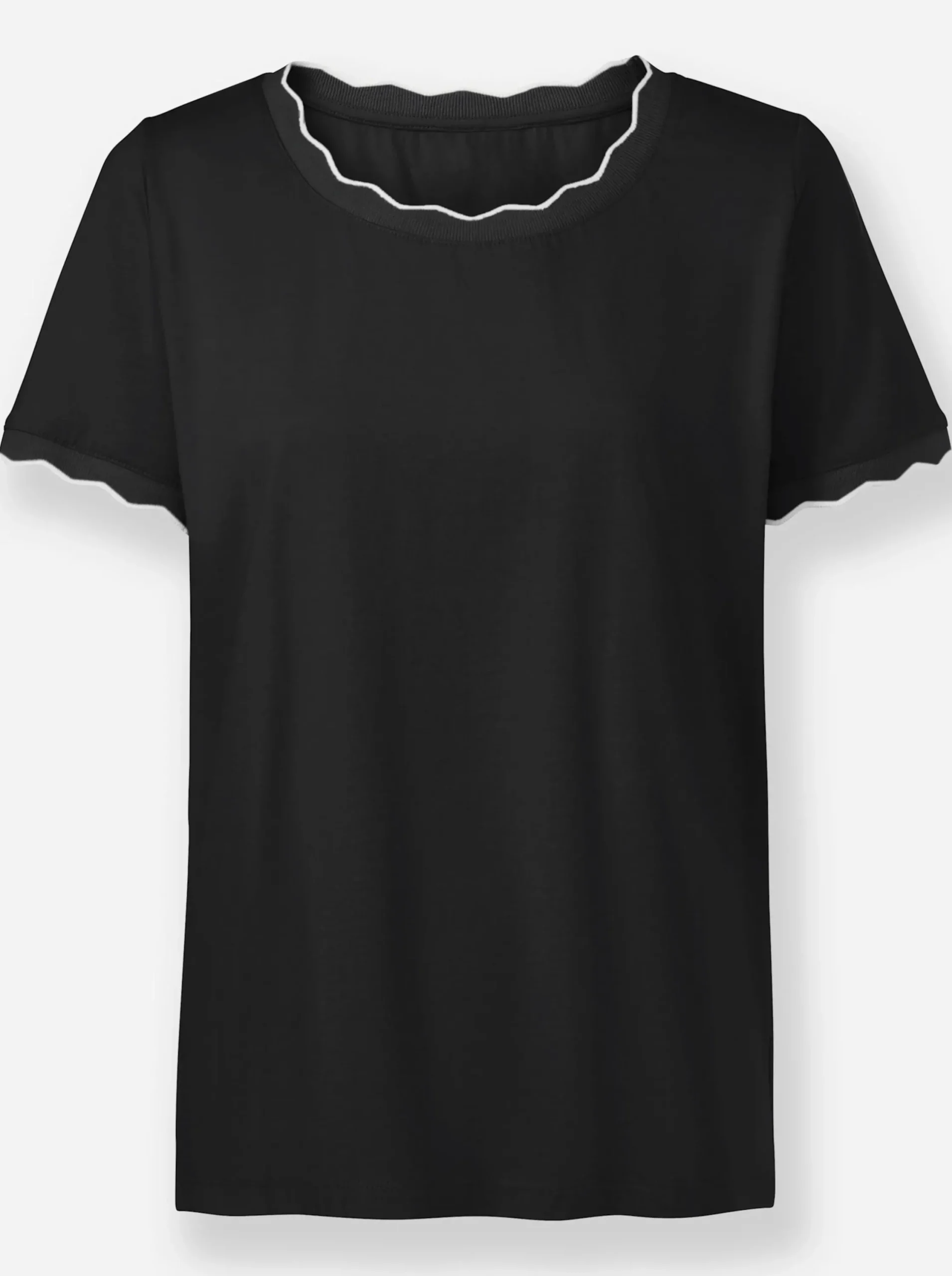 Shirts|heine Kurzarmshirt schwarz