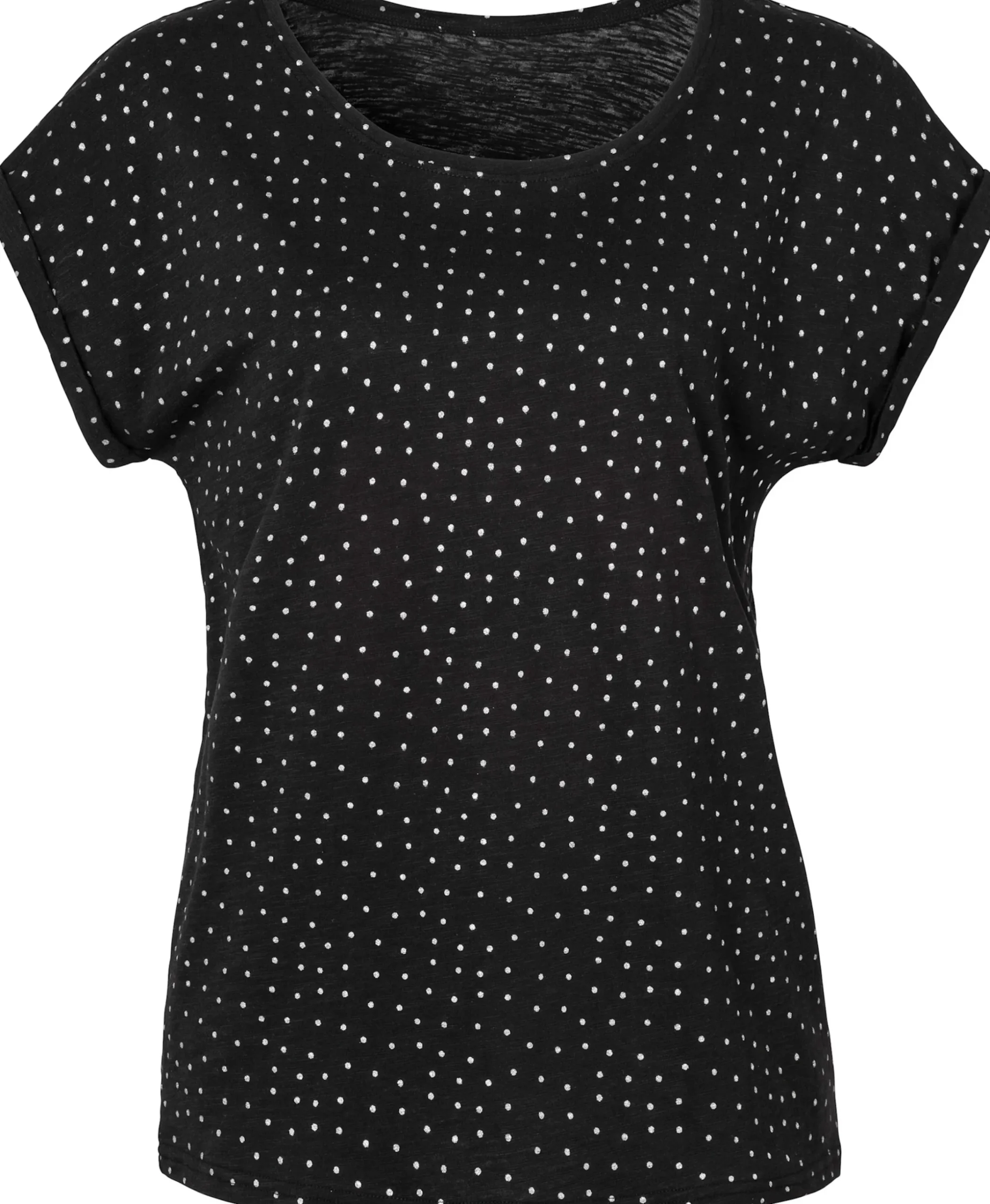 Strandmode|Shirts|Vivance Kurzarmshirt rose,schwarz