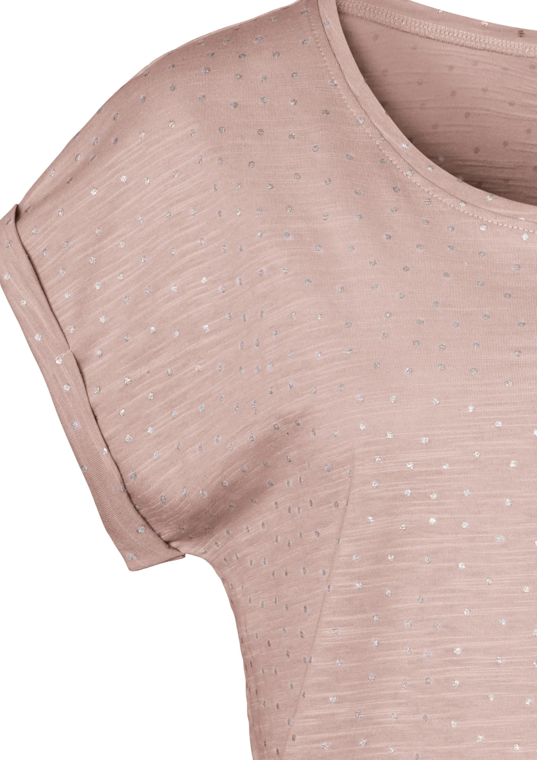 Strandmode|Shirts|Vivance Kurzarmshirt rose,schwarz