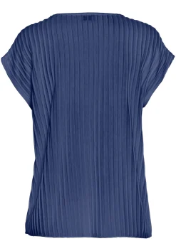 Strandmode|LASCANA Kurzarmshirt blau