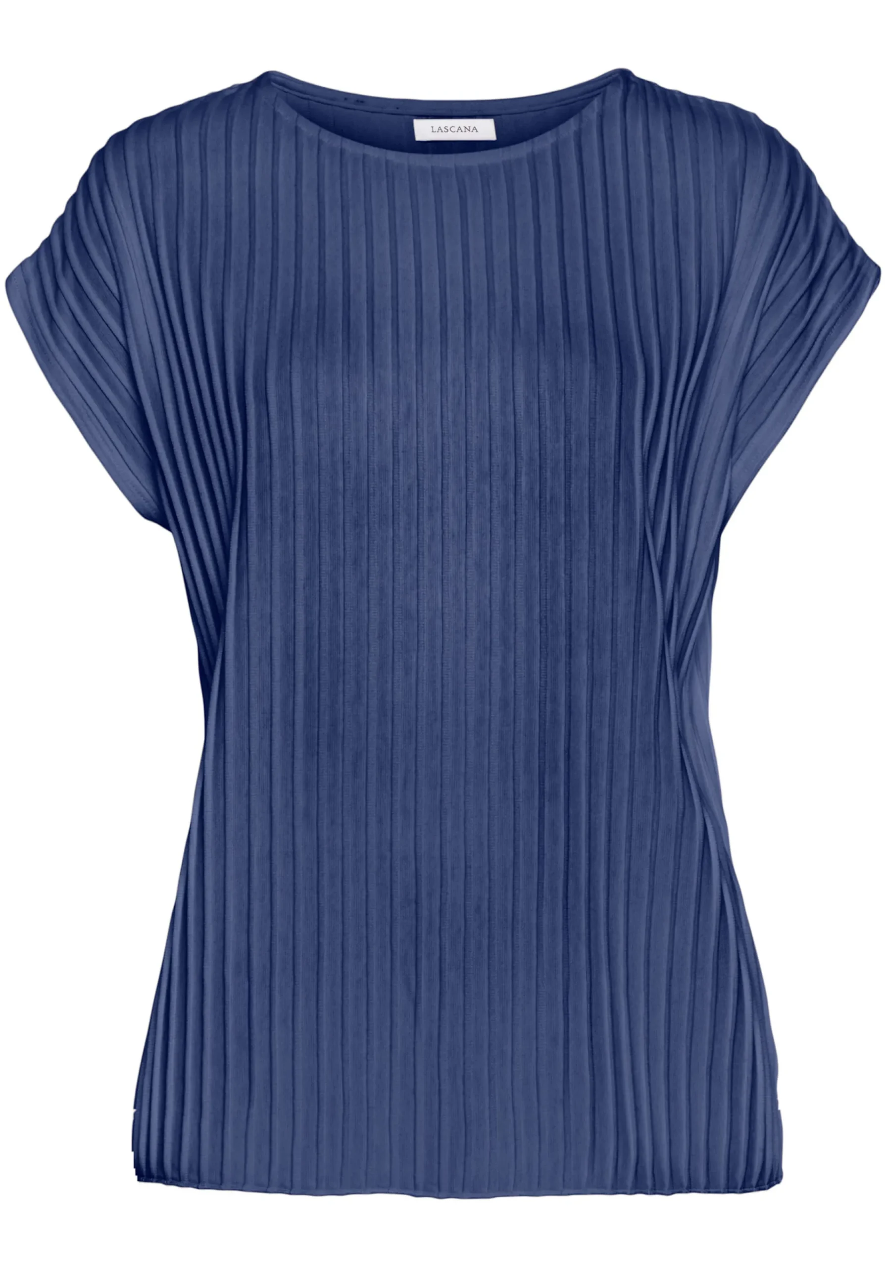 Strandmode|LASCANA Kurzarmshirt blau