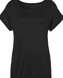 Strandmode|Shirts|Vivance Kurzarmshirt lila,schwarz