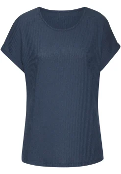 Strandmode|Vivance Kurzarmshirt mint,blau