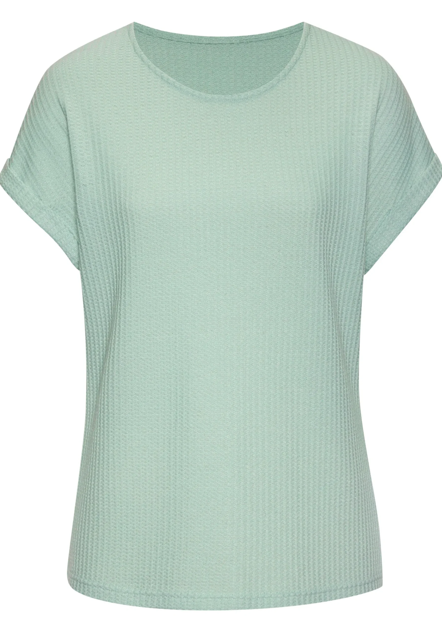 Strandmode|Vivance Kurzarmshirt mint,blau