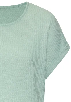 Strandmode|Vivance Kurzarmshirt mint,blau