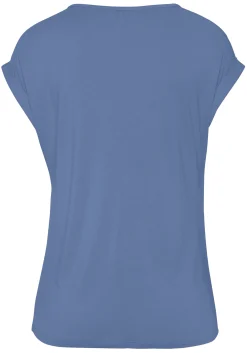 Strandmode|Shirts|Buffalo Kurzarmshirt rauchblau