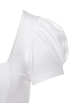Shirts|LASCANA Kurzarmshirt weiß