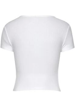 Strandmode|Buffalo Kurzarmshirt weiß