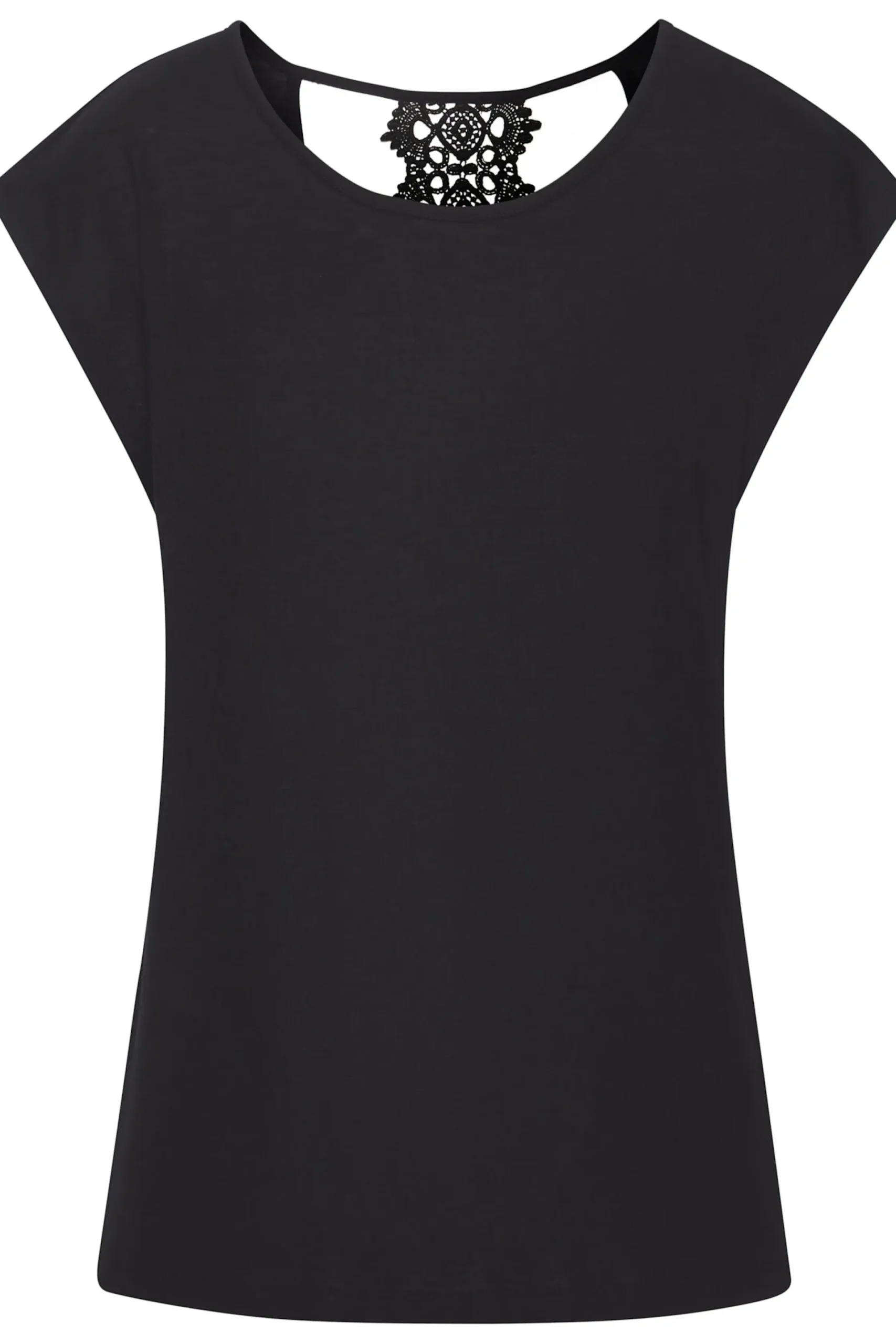 Strandmode|LASCANA Kurzarmshirt schwarz