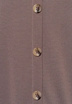 Strandmode|LASCANA Kurzarmshirt taupe,schwarz