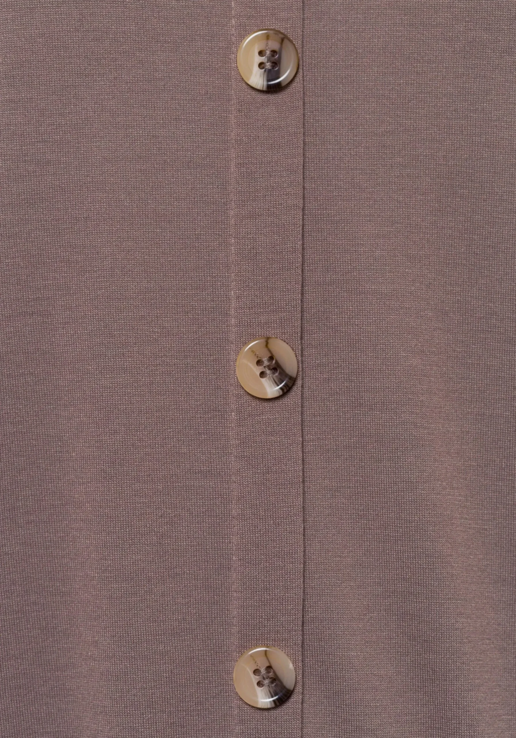 Strandmode|LASCANA Kurzarmshirt taupe,schwarz