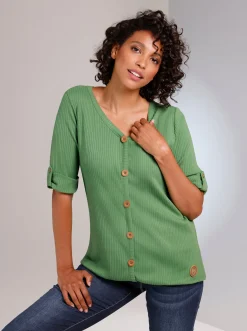 Shirts|CREATION L PREMIUM Kurzarmshirt apfel
