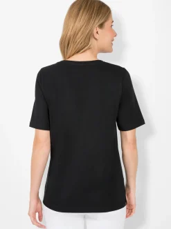 Shirts| Kurzarmshirt schwarz