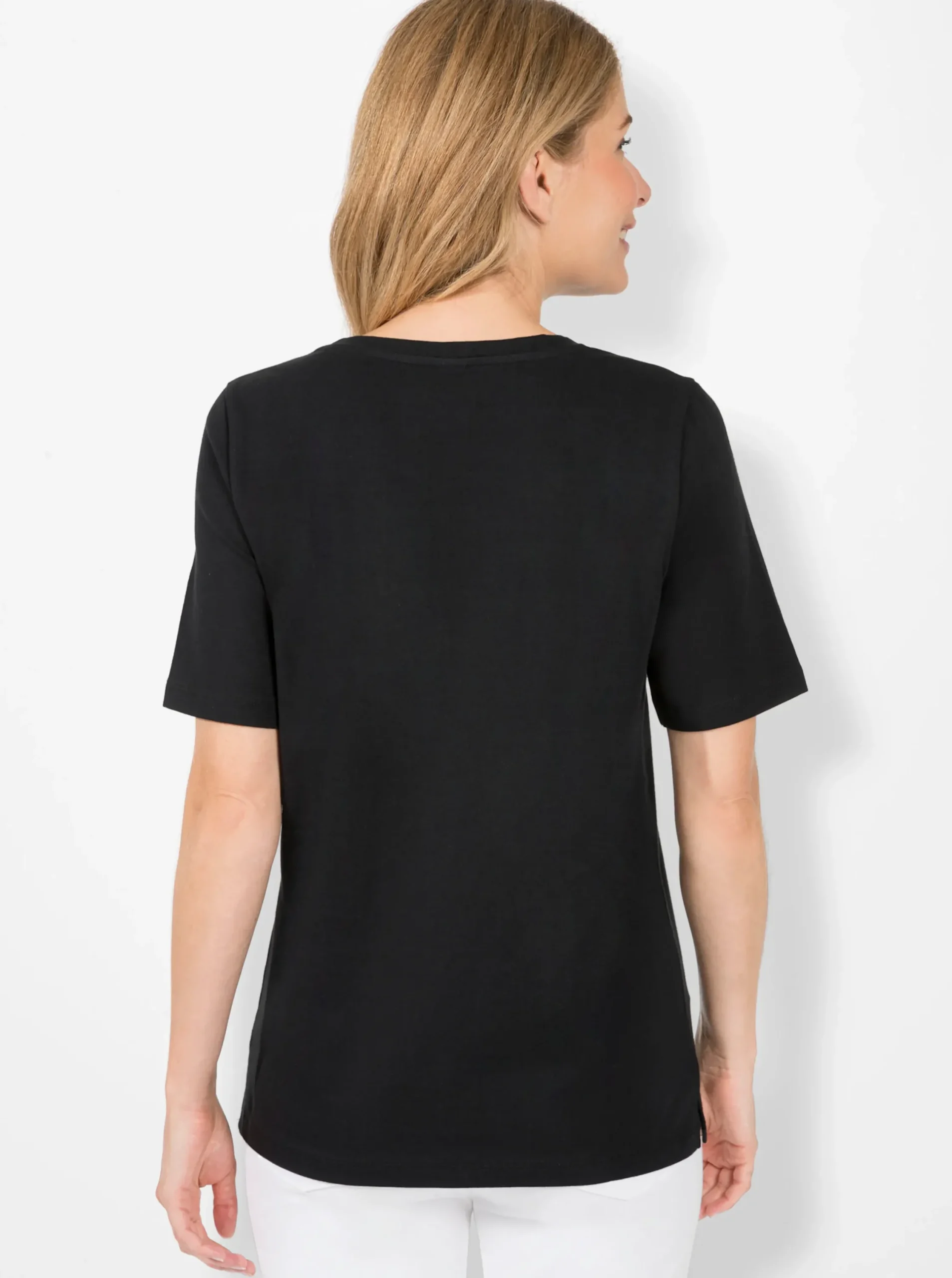 Shirts| Kurzarmshirt schwarz