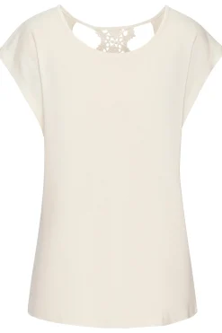 Strandmode|Shirts|LASCANA Kurzarmshirt creme