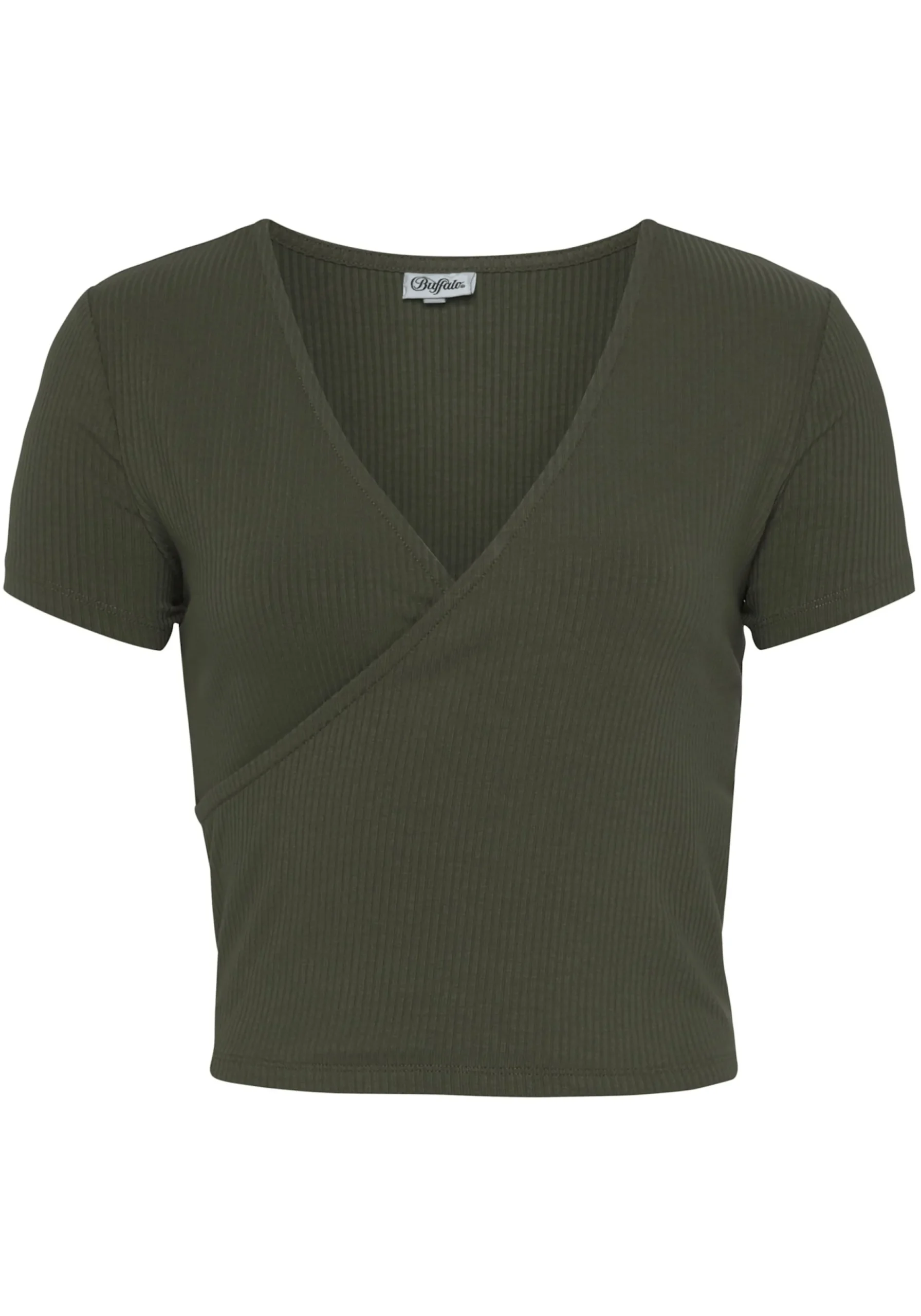 Shirts|Buffalo Kurzarmshirt khaki