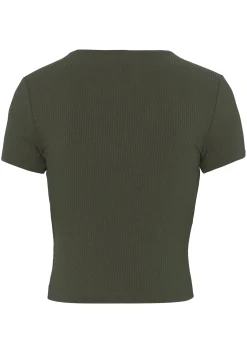 Shirts|Buffalo Kurzarmshirt khaki