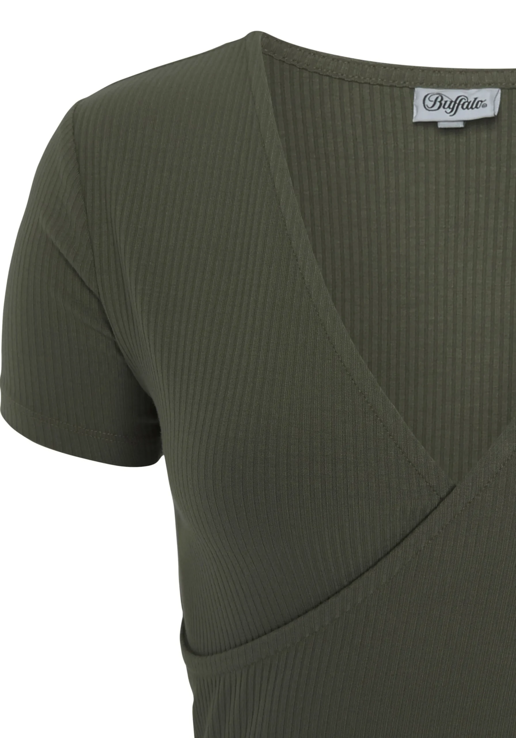 Shirts|Buffalo Kurzarmshirt khaki