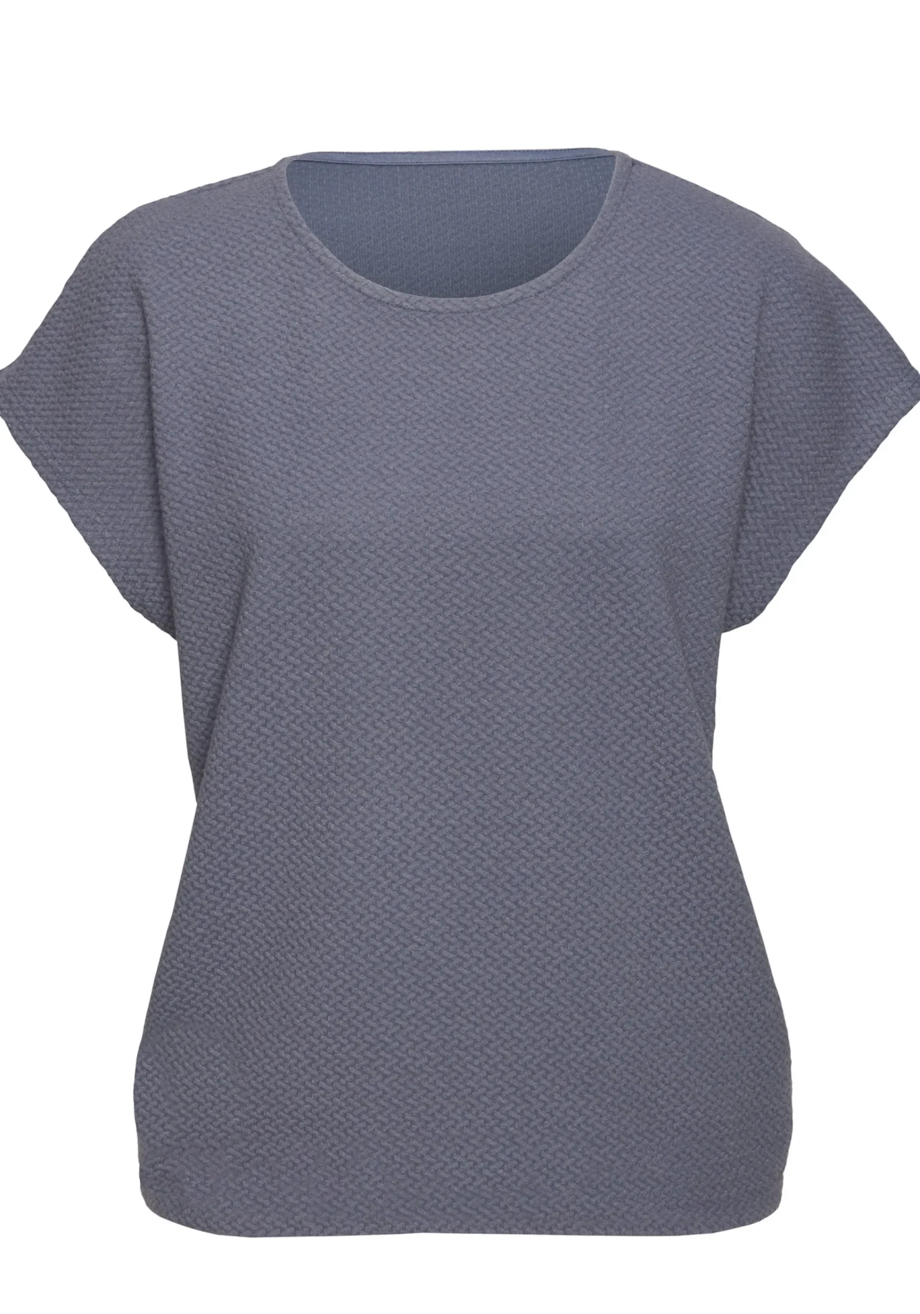 Strandmode|Vivance Kurzarmshirt rauchblau
