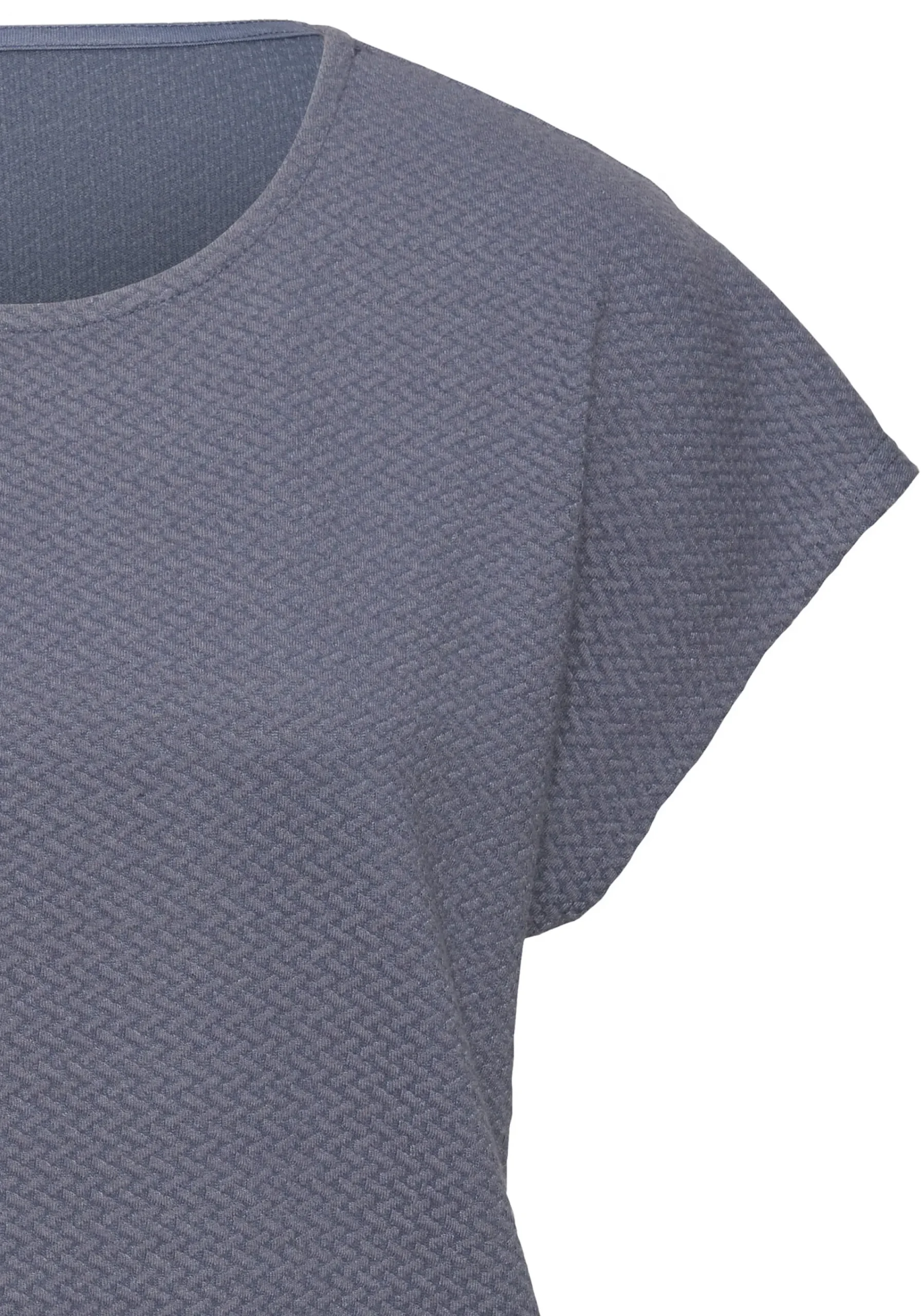 Strandmode|Vivance Kurzarmshirt rauchblau