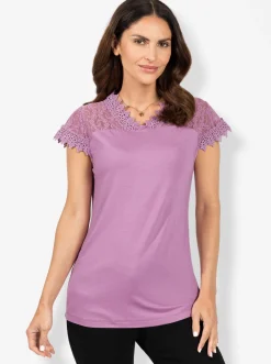 Shirts| Kurzarmshirt orchidee