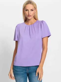 Shirts|heine Kurzarmshirt lavendel