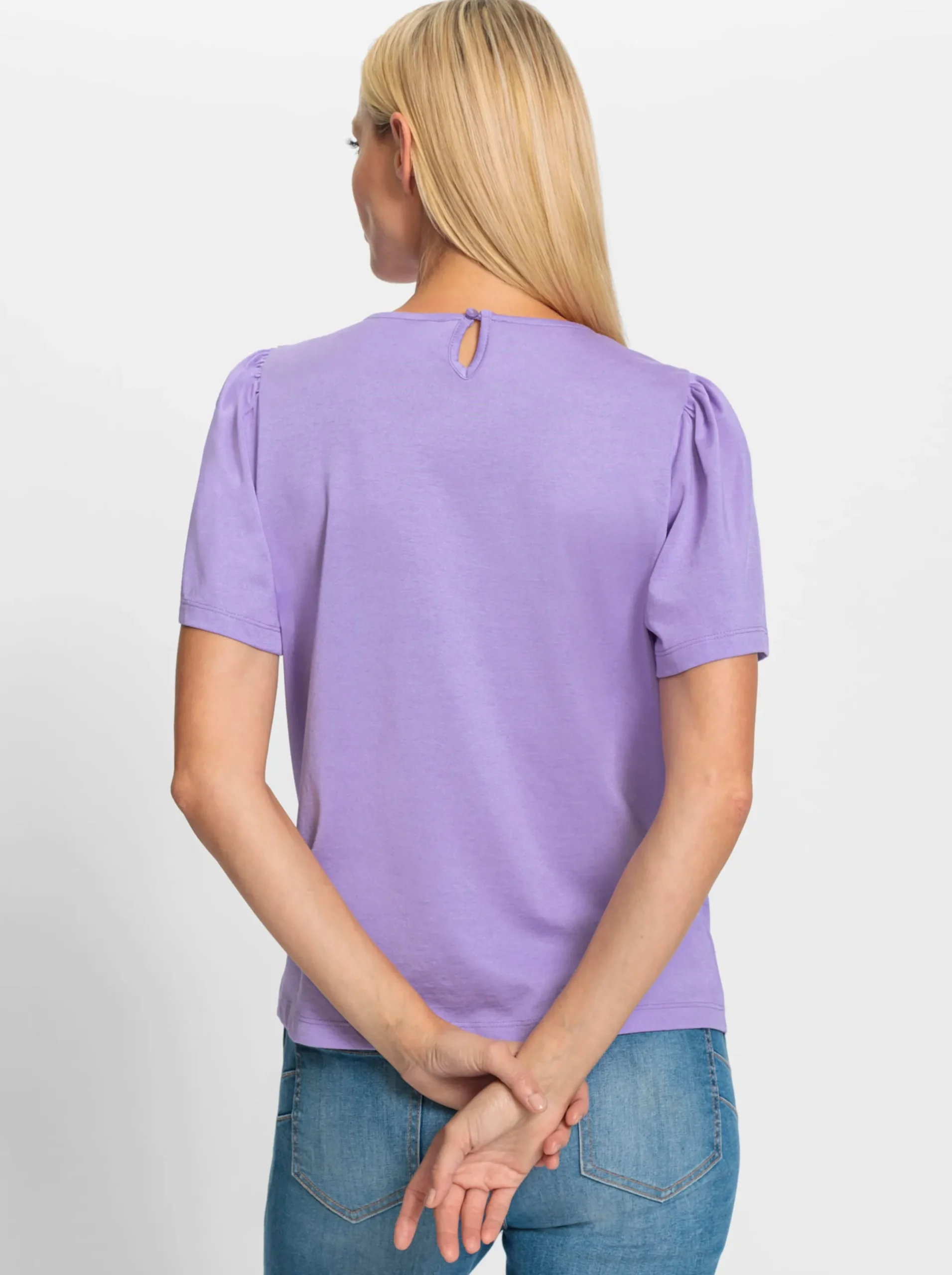 Shirts|heine Kurzarmshirt lavendel