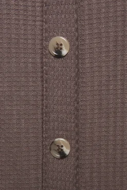 Strandmode|Shirts|LASCANA Kurzarmshirt taupe