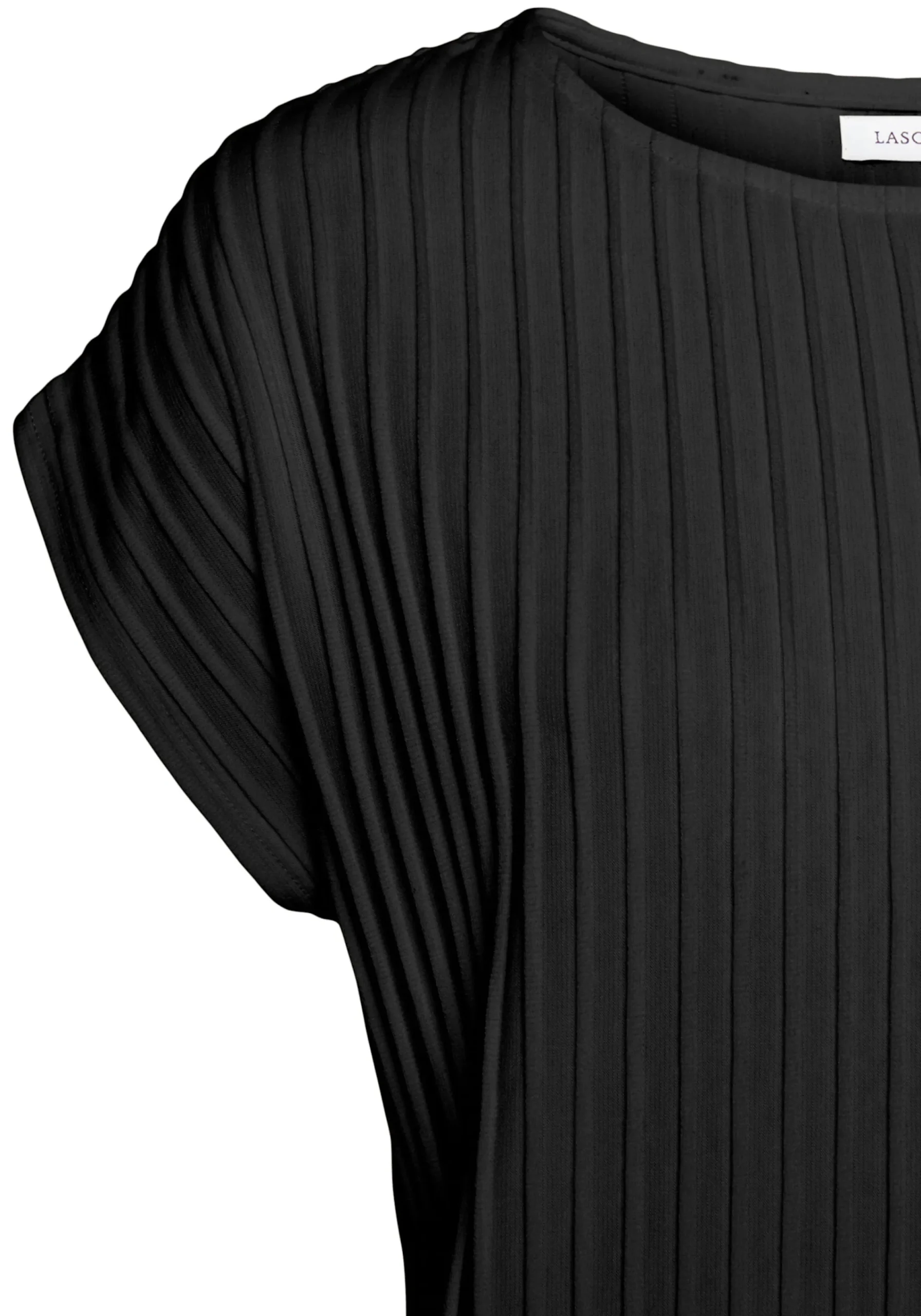 Strandmode|Shirts|LASCANA Kurzarmshirt schwarz