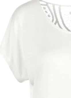 Strandmode|Shirts|Vivance Kurzarmshirt creme