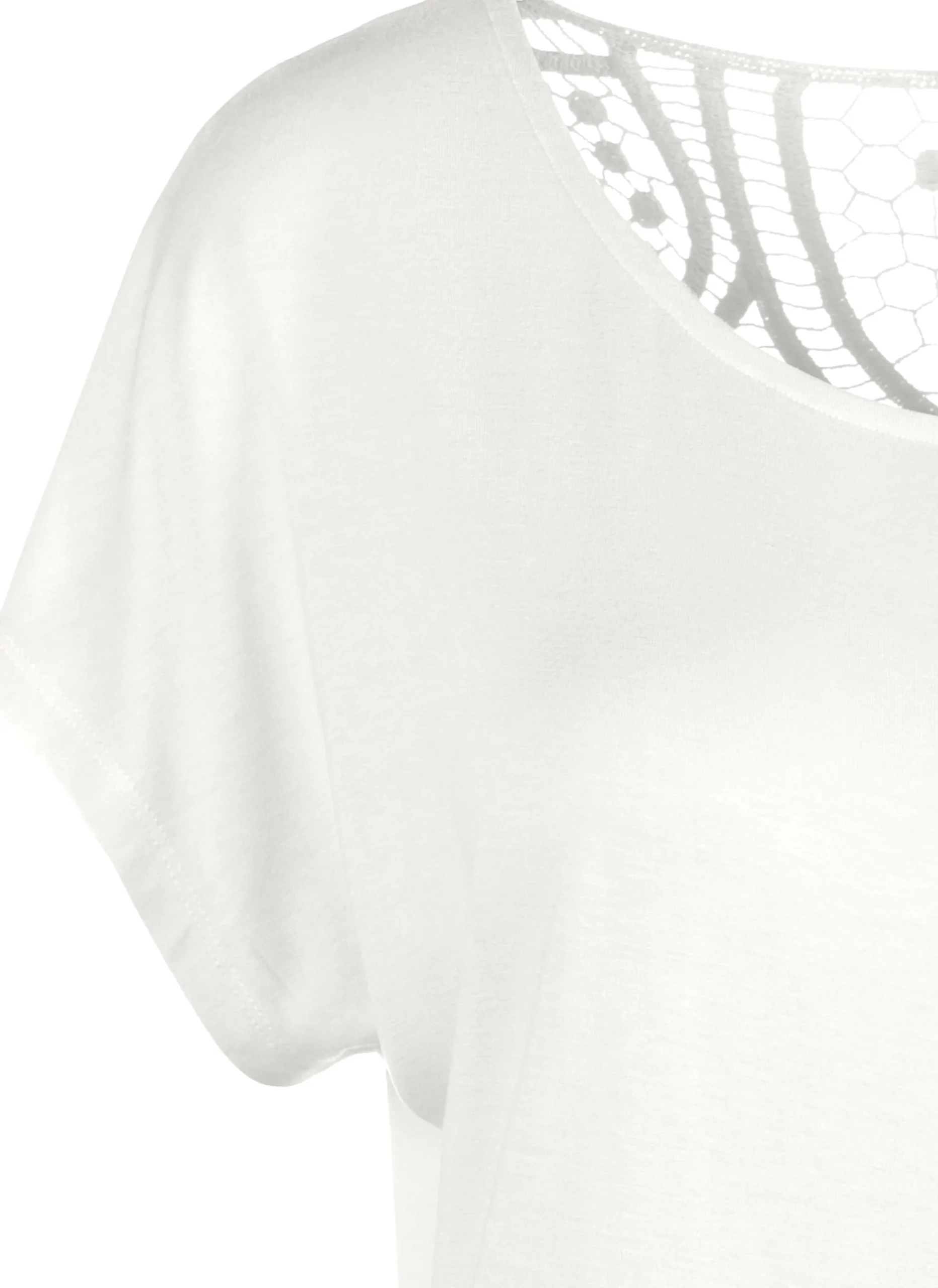 Strandmode|Shirts|Vivance Kurzarmshirt creme