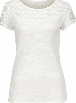 Shirts|Vivance Kurzarmshirt creme