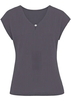Shirts|LASCANA Kurzarmshirt beere,navy