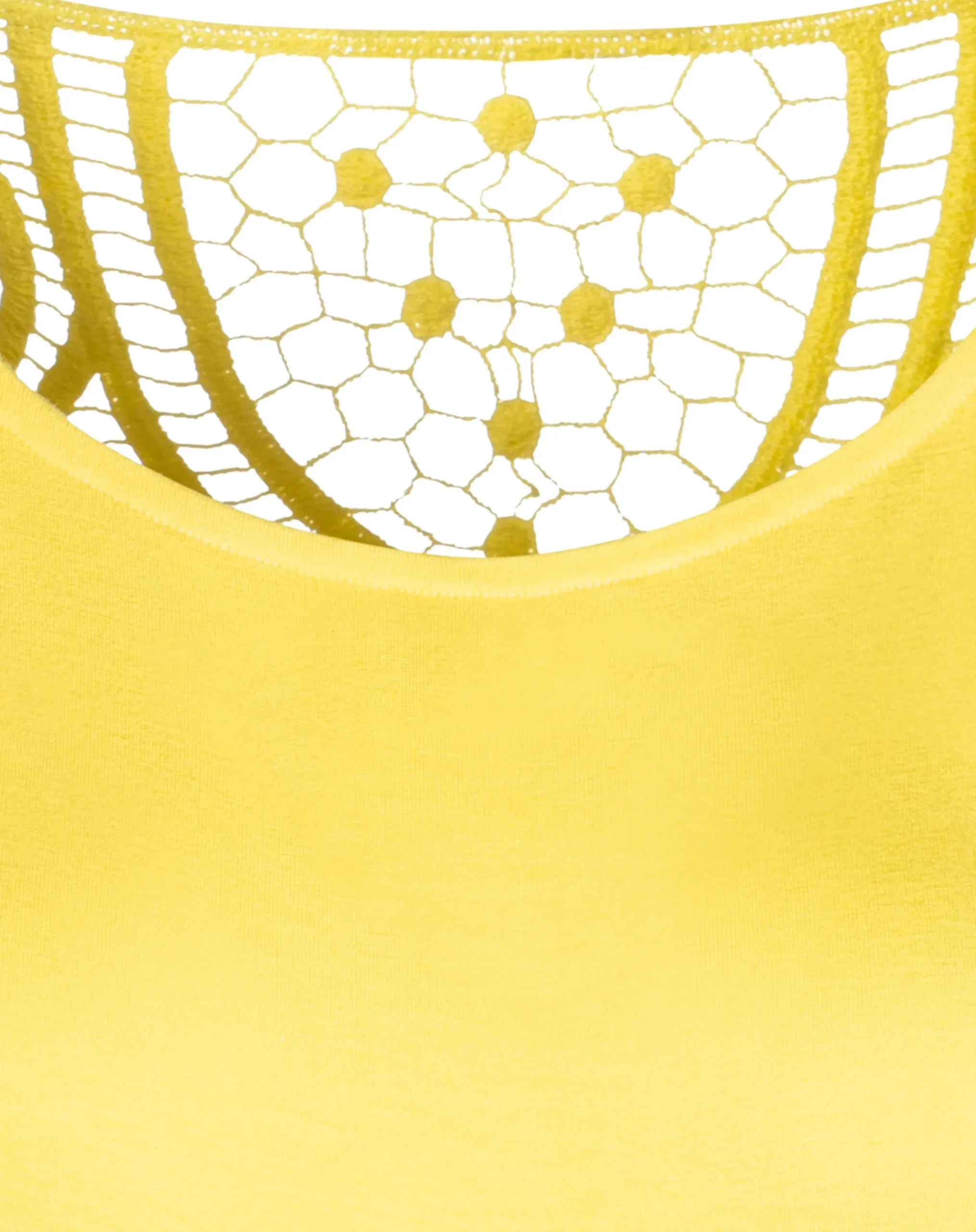 Shirts|Vivance Kurzarmshirt gelb,creme