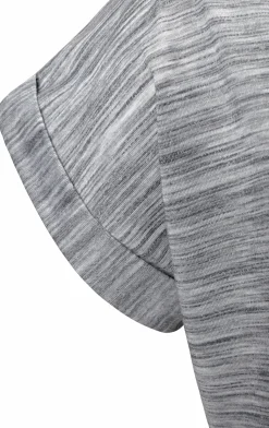 Shirts|Beachtime Kurzarmshirt schwarz-meliert,grau-meliert