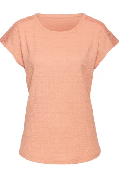 Shirts|Vivance Kurzarmshirt peach,creme