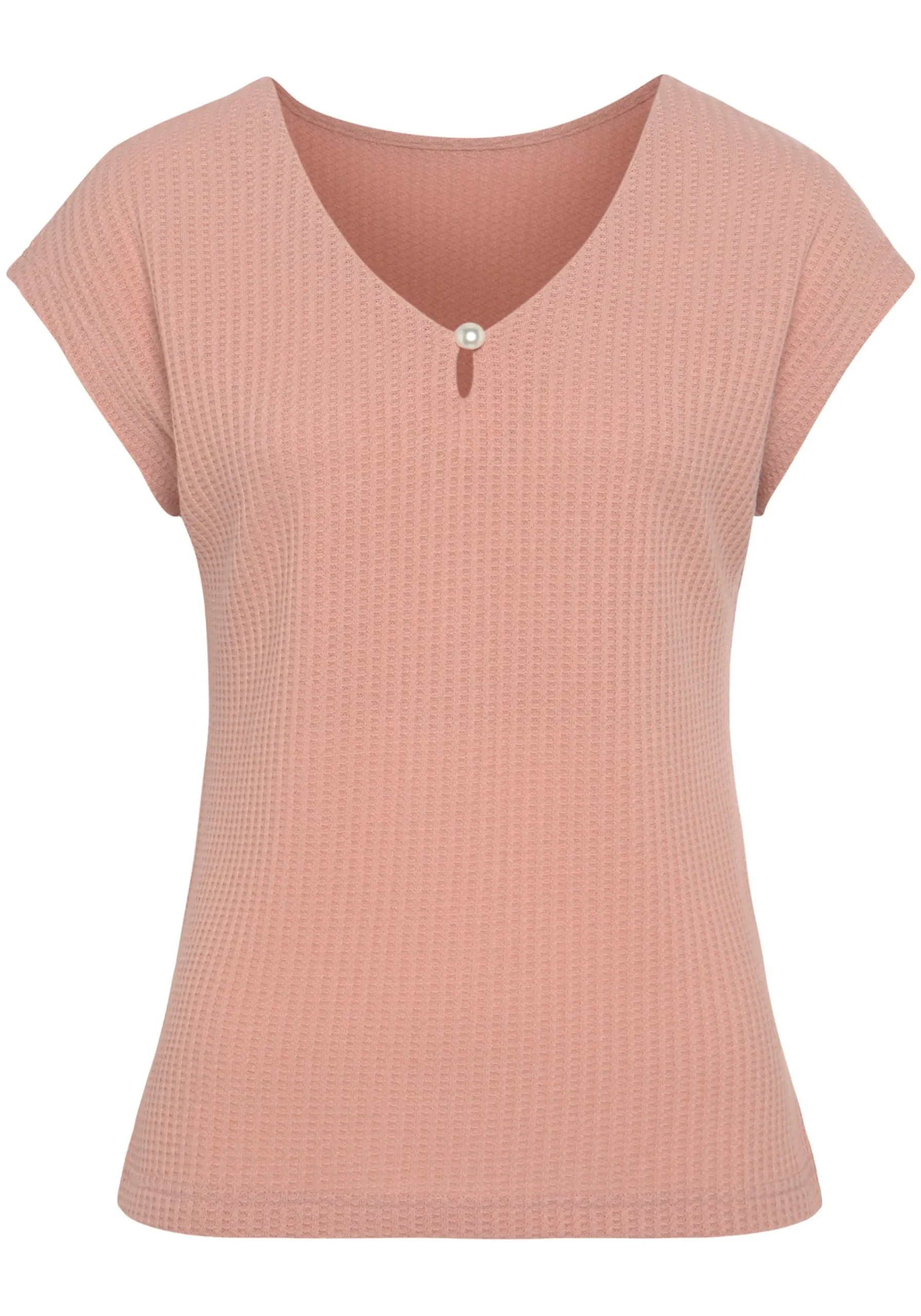 Shirts|LASCANA Kurzarmshirt rose,mint