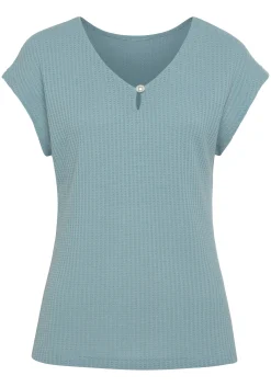 Shirts|LASCANA Kurzarmshirt rose,mint