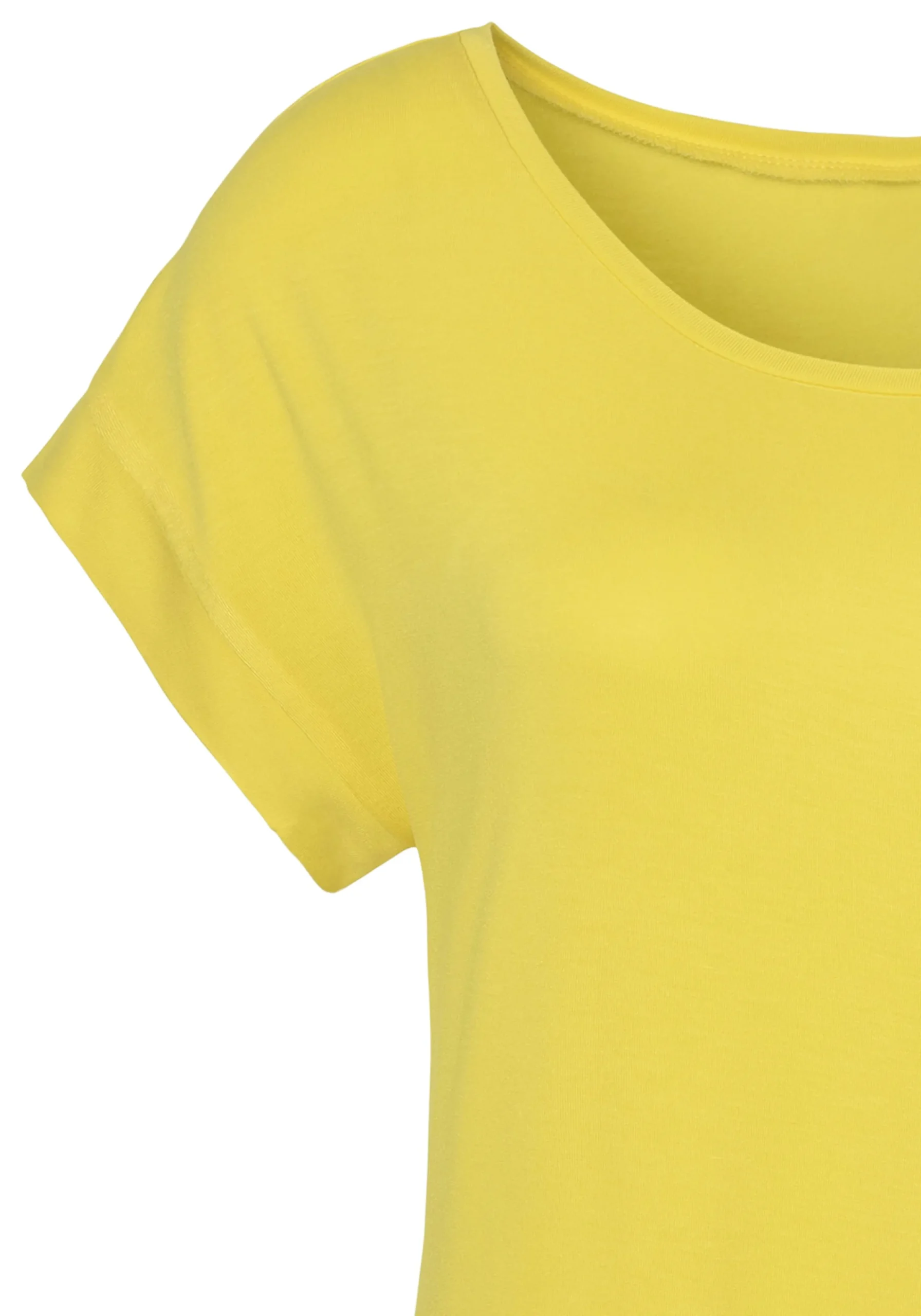 Strandmode|Shirts|Vivance Kurzarmshirt gelb