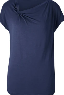 Shirts|heine Kurzarmshirt in weicher Viskose-Qualität marine