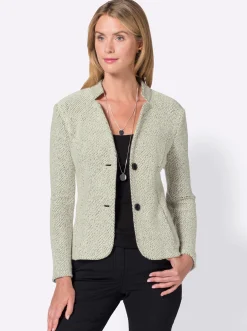 Blazer| Kurzblazer schwarz-weiß