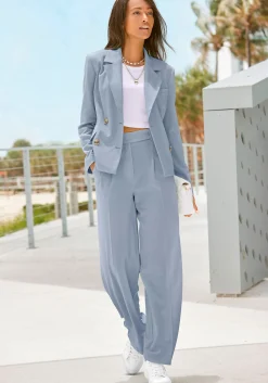 Blazer|LASCANA Kurzblazer hellblau
