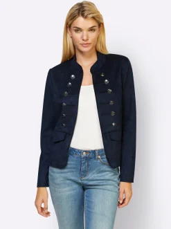 Blazer|heine Kurzblazer marine