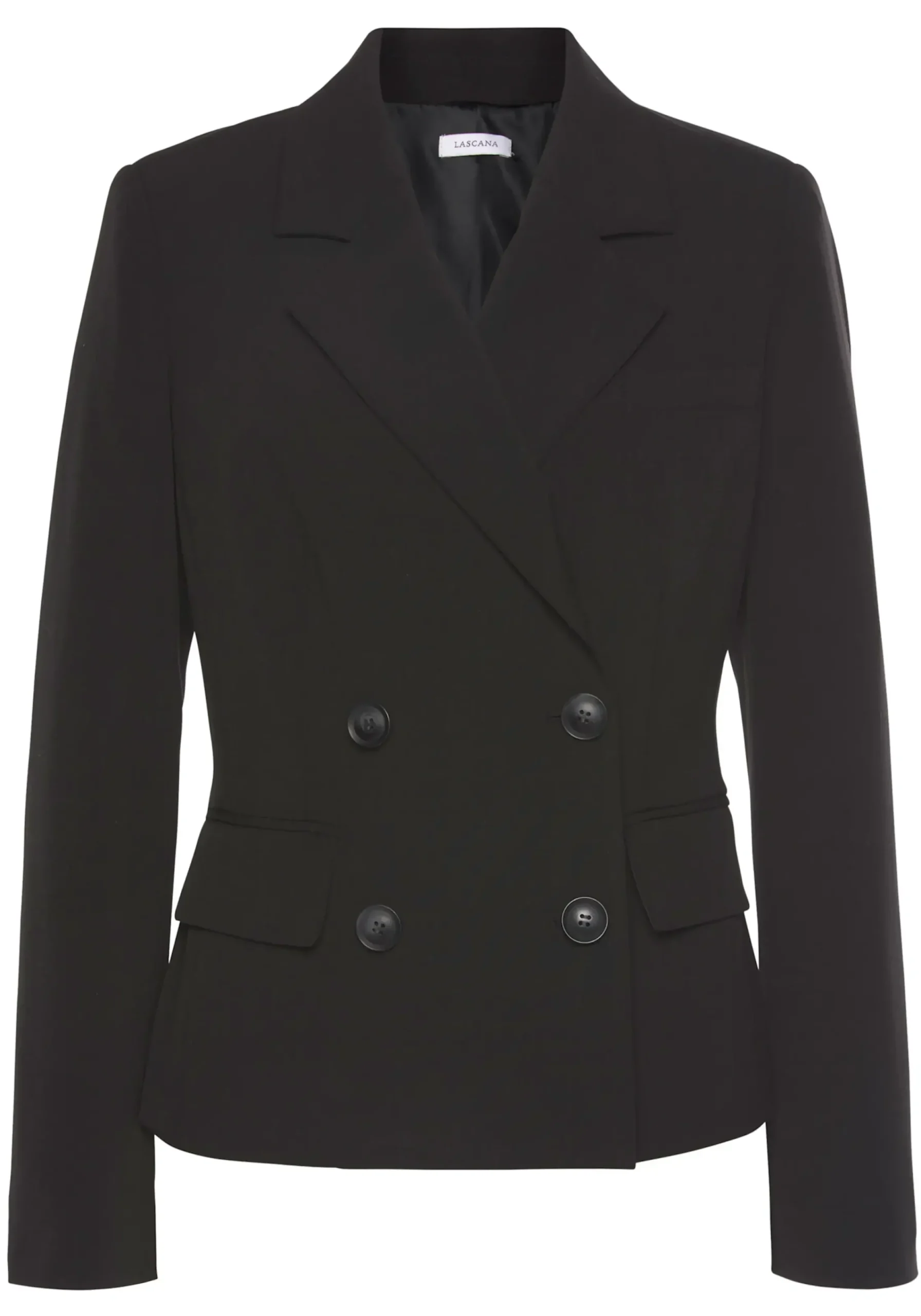 Blazer|LASCANA Kurzblazer schwarz