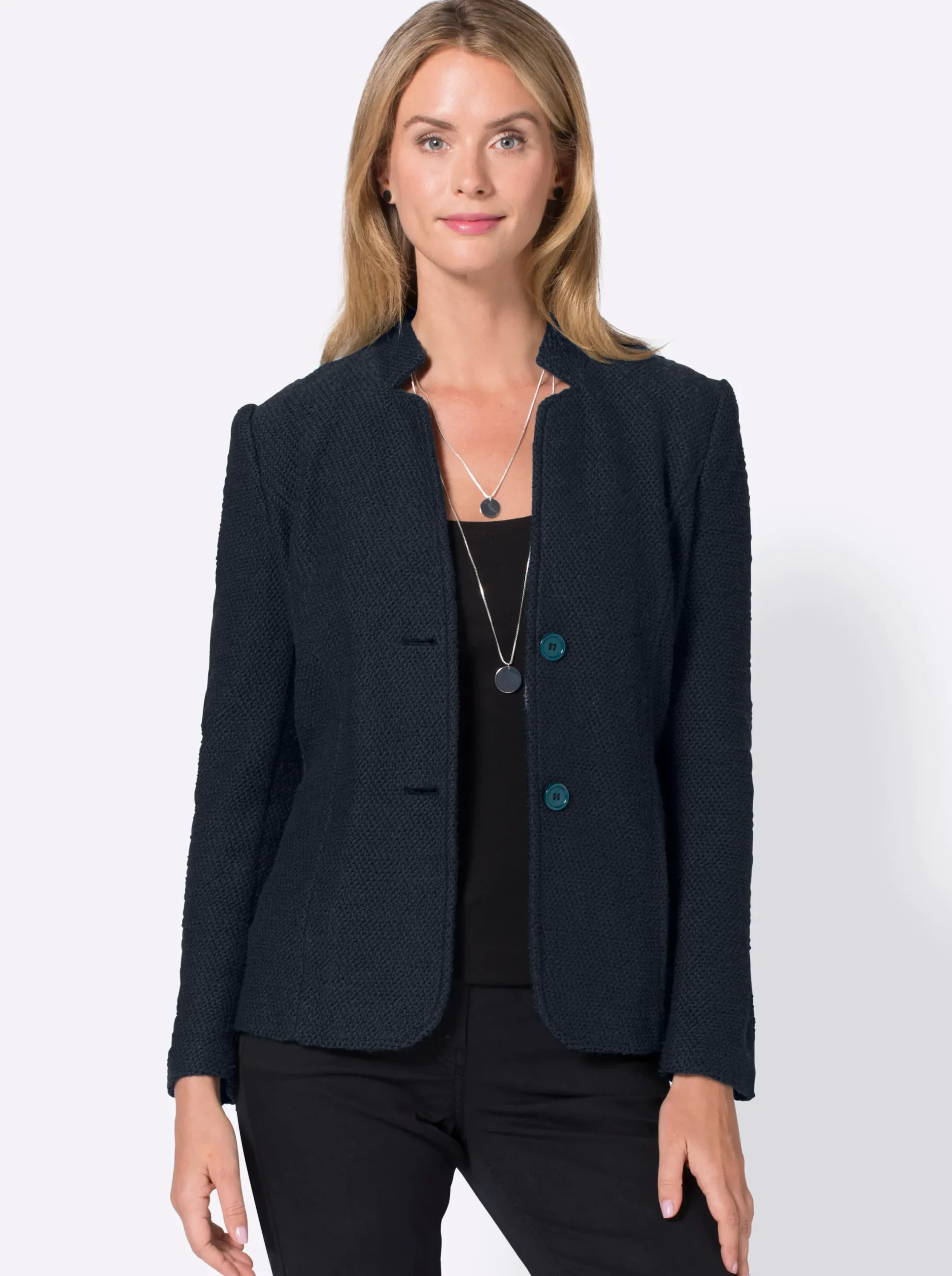 Blazer| Kurzblazer marine