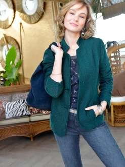 Blazer| Kurzblazer petrol