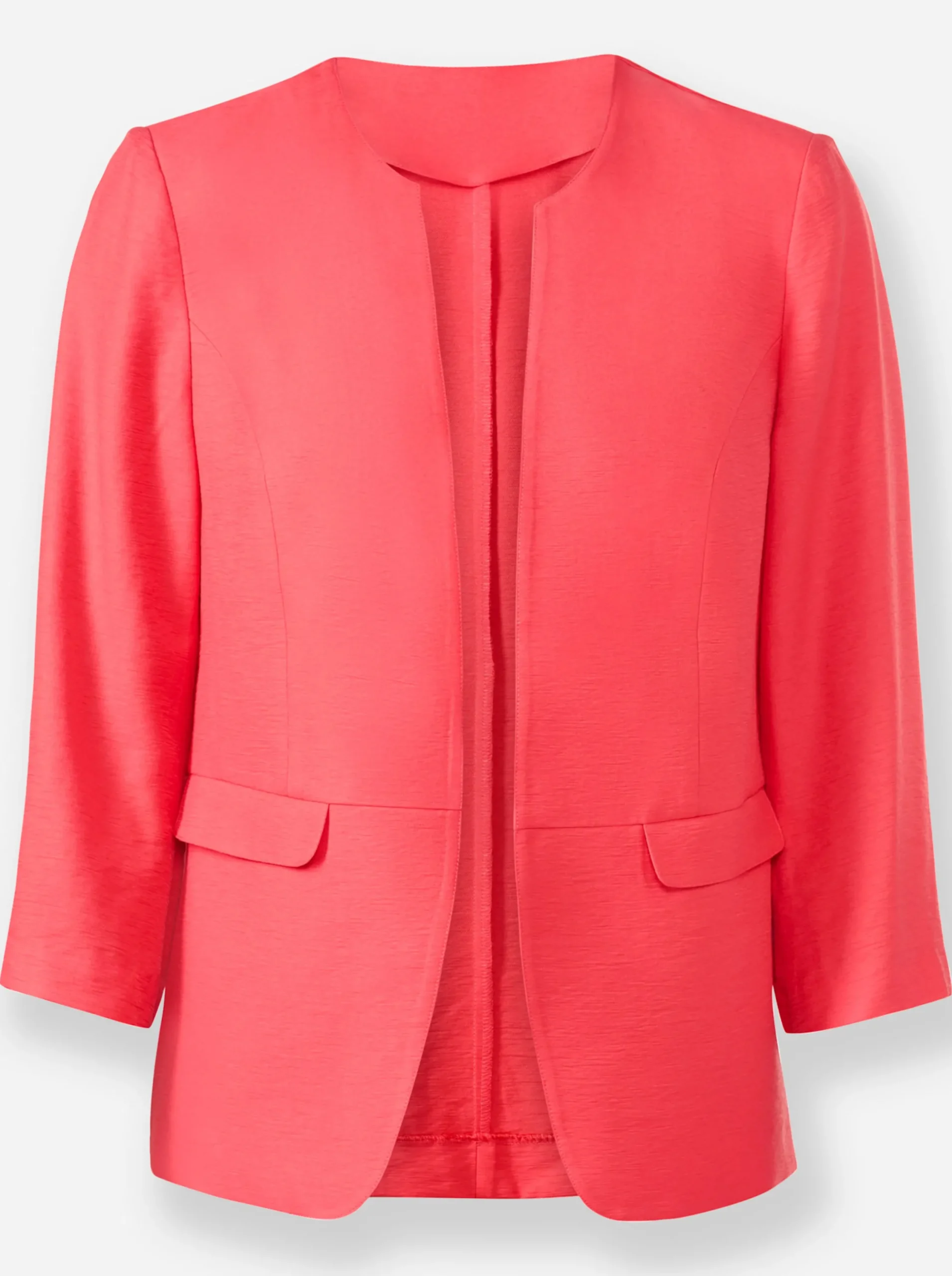 Blazer|heine Kurzblazer mit Zierpatten hummer