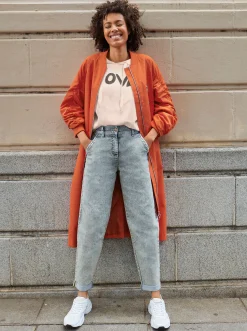 Mäntel|Jacken| Kurzmantel im Blouson-Stil orange