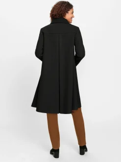 Mäntel| Kurzmantel in A-Linie schwarz